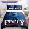 Set Biancheria da Letto Huggy Wuggy 3 Pezzi Copripiumino Chiusura Include 1 Copripiumino & 2 Federe, Morbido e Confortevole per Tutte le Stagioni.