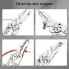 1Pcs Adjustable Wire Stripper Foldable Cable Cutting Nippers Stripping Tool  Electrician Pliers