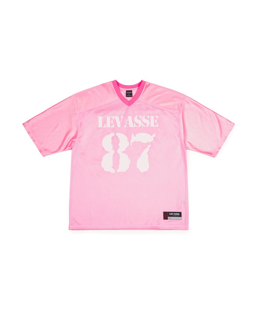 Leubase Mesh Rugby Shirt – Pink