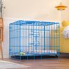 Foldable Metal Dog & Cat Cage for Home, Indoor/Outdoor, Car or Rescue Use
