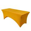 4-6FT Stretch Table Cover Set: Rectangular Elastic Tablecloth for Conference, Wedding, Banquet, Cocktail Events