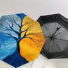 1pc tree of life Pattern Umbrella  Automatic Opening and Closing Umbrella, High quality Umbrella, Ideal Gift for Her 254