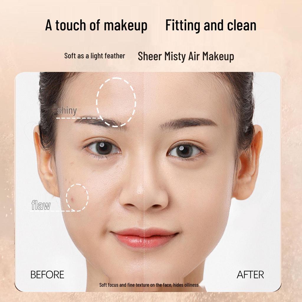 Waterproof, Sweatproof, Brightening Water-Based Loose Powder – Lightweight, Long-Lasting, Natural Matte, Non-Caking, Oil-Controlling Setting Powder