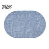 Non-slip Placemats for Dining PU Leather Placemat, Wear-Resistant Heat Resistant Mat, Non-Slip Cutlery Holder Placemat Reusable Coaster, Home Kitchen