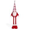 Cute Christmas Telescopic Doll Ornaments Red Merry Christmas Decoration  Xmas Festival Decor