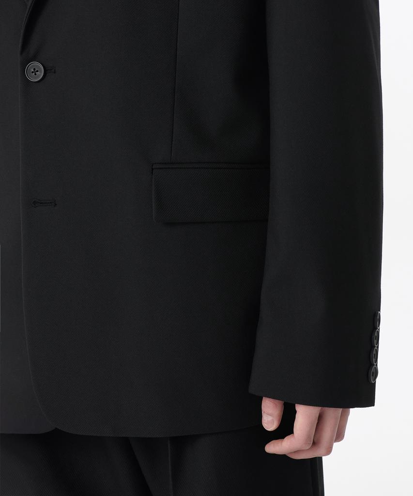 Musinsa Standard Whipcord Relaxed Blazer [Black]