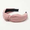 Fascia in twill tinta unita con temperamento semplice, nodo a bordo largo, fermaglio a pressione da donna, fascia traspirante