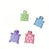 Plush Cute Turtle Dog Toys for Small Dogs Squeaking Dog Teething Sound Toy Soft and Safe Good for Dental Health Suitable