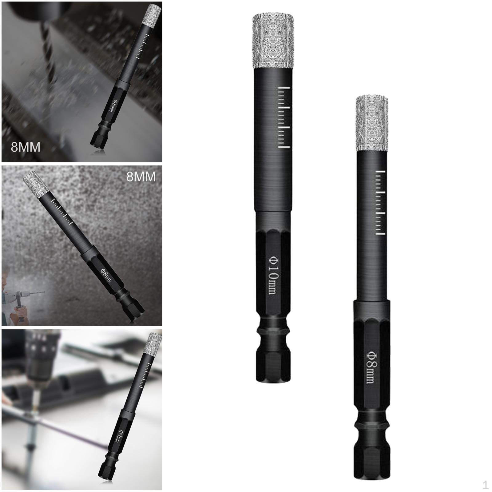 

Набор сверл для фарфора, гранита 10 мм + 8 мм