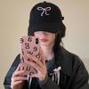 1pc Adjustable Cute Bow Baseball Cap - Sweet And Romantic Pink Design, Made of Lightweight Polyester, Couple'S Hat with a Soft Top