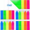 Transparent Fluorescent PET Index Tabs - Writable Student Memo Stickers