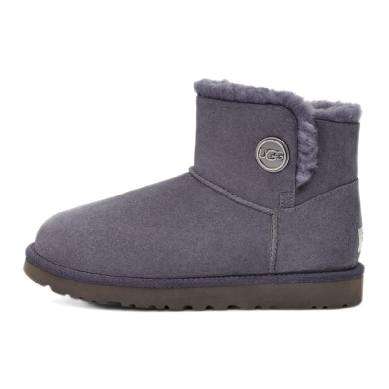 UGG Mini Bailey Snaps  Purple Grey  Women s Sneakers 1127352-GRST 36