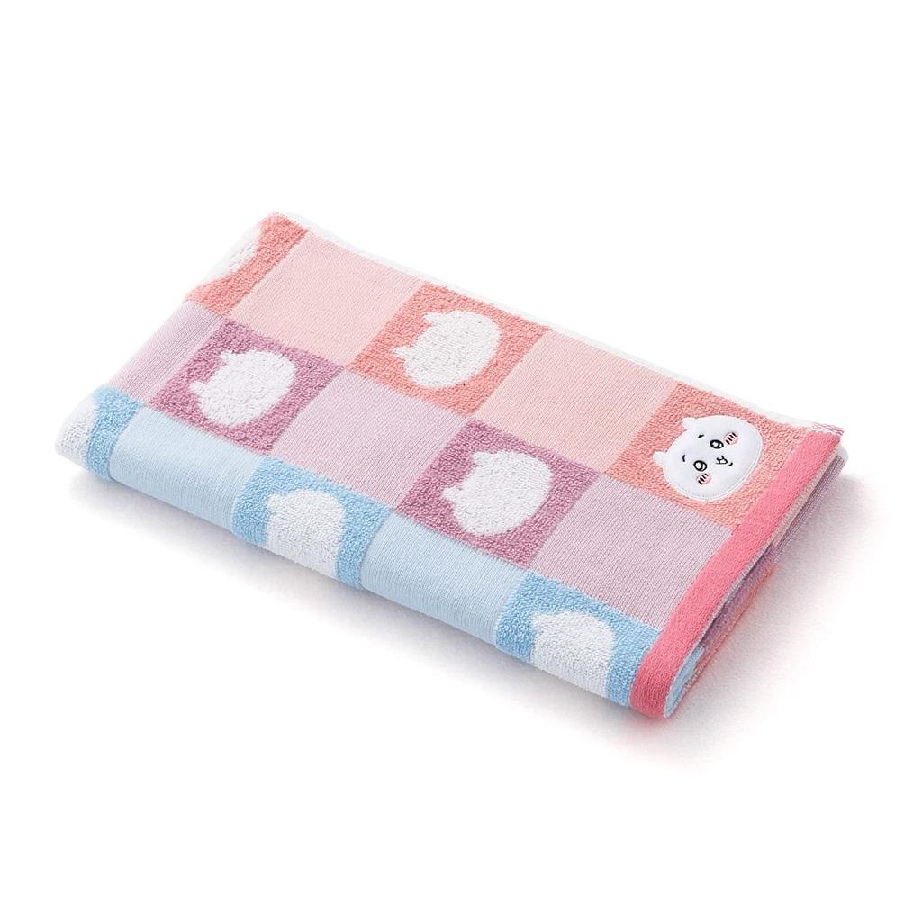 Chiikawa Pattern Slim Bath Gauze 34 x 120 cm Towel, Pink, Pile, Cute, 41-1083180, Approx.