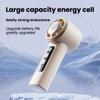 Handheld Mini High-Speed Turbine Fan with Ice Compres 100-Speed Wind Stepless Speed Adjustment LED Display Portable Cooling Fan