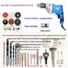 HuiZuan 220V Handheld Two-Speed Multi-Function Drill with Mixer and Bracket