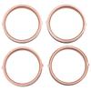 Motorcycle Exhaust Pipe Gasket For Suzuki Kingquad LT-A400 LTA400 LTA450 LTA500 Burgman AN400 XN85 Eiger 4WD 2WD LT-F400 LTF400