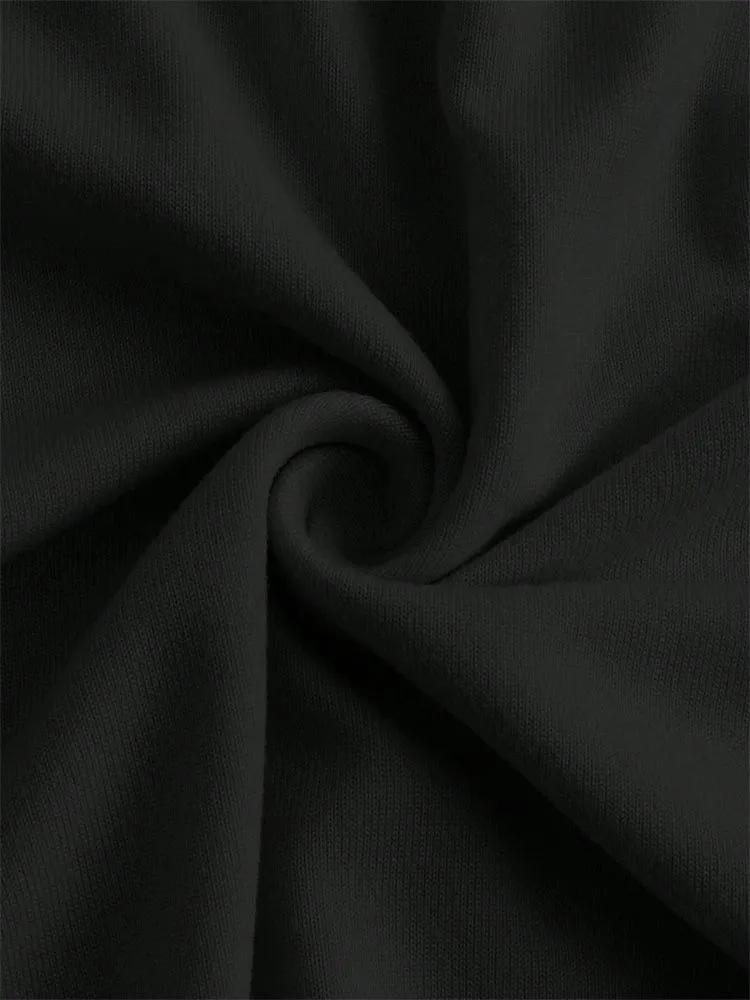 Crop Top Phumee  O-neck Pleated  Flared Sleeves A2314