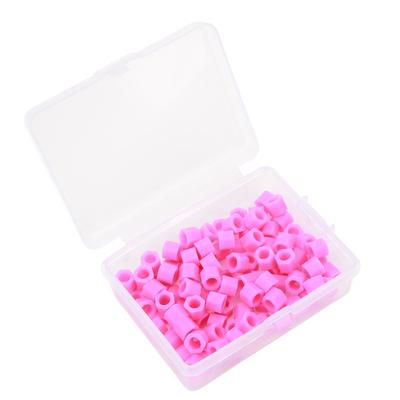 100pcs Dental Rings Small Purple Silicone Dental Instrument Rings Accessory Supplies for Marking