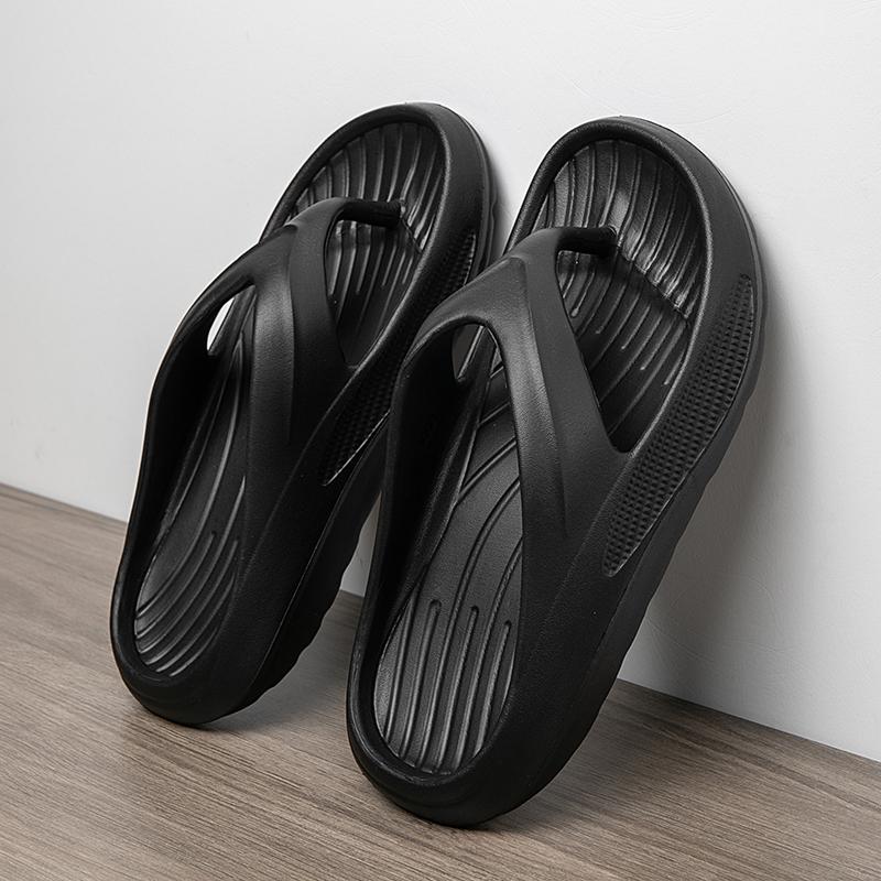 

2025 Мужские ортопедические сандалии Модные парные пляжные шлепанцы Летние уличные мягкие сандалии с поддержкой свода стопы Шлепанцы для ванной комнаты 41 чёрный