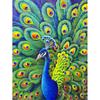 DIY PEACOCK 5D Diamantmaling Hel Rund Drill FUGLER Diamantbroderi Korssting Mosaikksett Harpiks Vegg Art Home Decor