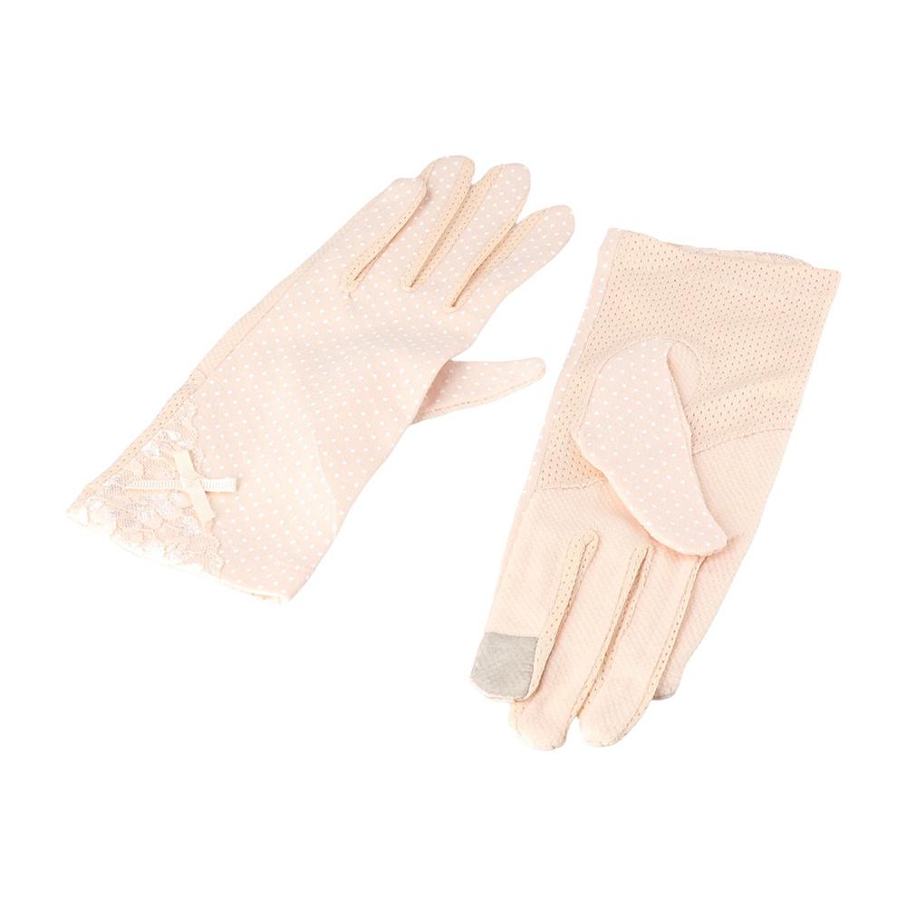 Spring Stretch Breathable Slip Resistant Driving Glove  Lace Gloves Sunscreen Gloves
