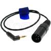 SZRMCC Audio Adapter Cable for Headsets Microphone XLR 4 Pin Male To 3.5mm TRS Male