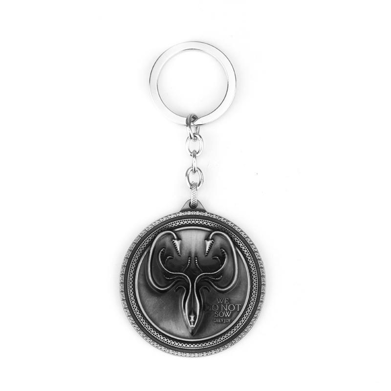 Classic Movie Dragon Shape Keychain Wolf Head Pendant Fashion Trend Bottle Opener Keyring for Fan Collectible Accessories
