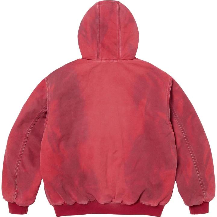 Supreme Reflective Arc Hooded Work Jacket Red