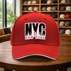 Casquette de baseball réglable décontractée NYC pour hommes Multicolore Toutes saisons Style Hip-hop Street