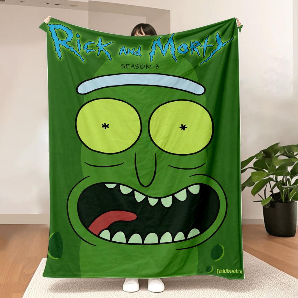 Halloween blanket Cartoon printed bear blanket Animation peripheral blanket Sofa blanket