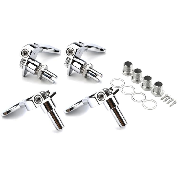 Electric Bass Tuner Peg 4 String Bass Machine Head Knobs Replacement Open Gear Bass Tuning Pegs Bass Accessory