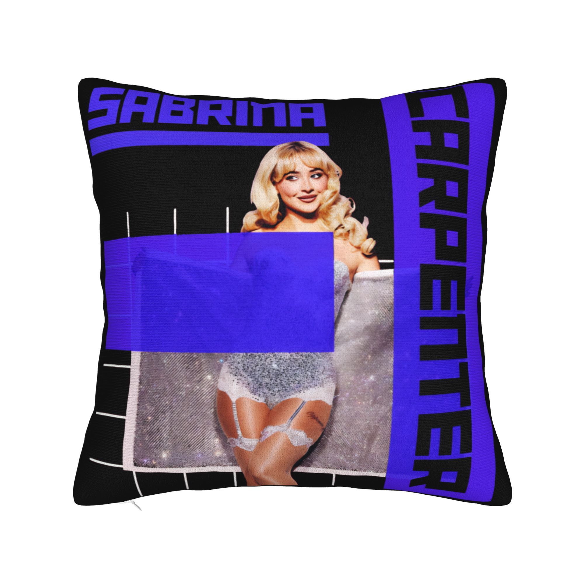 Наволочка Сабрина Карпентер Американская Певица Милая Забавная Наволочка Для Дивана Кушетки Кровати Гостиной 12x12Inch