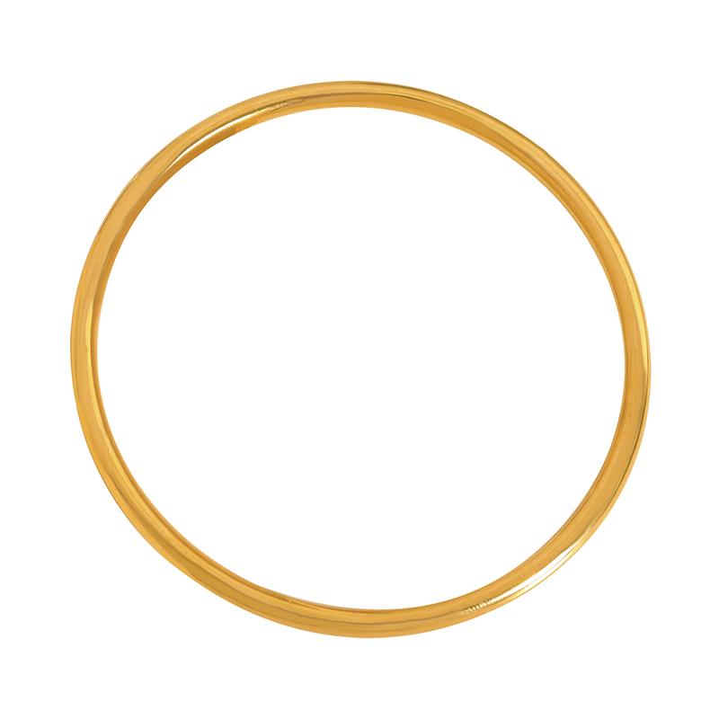 Fadeless Stainless Steel Bangle Bracelet For Women Non Fading Circular Minimalist Women's Hand Bracelets Woman Luxury Zircon
