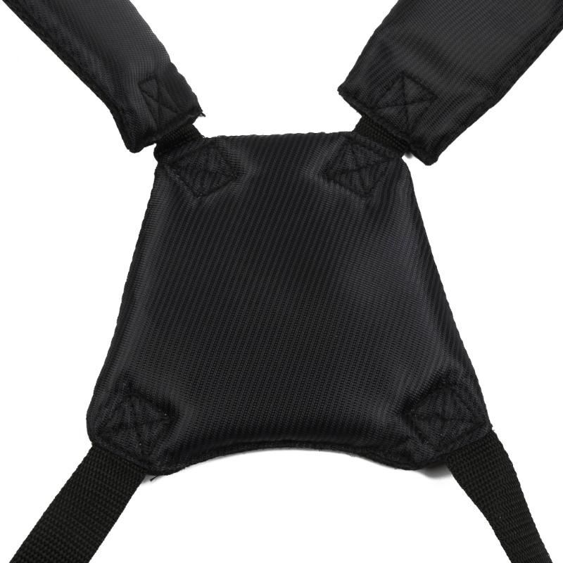Golf Bag Backpack Straps Thicken Padded Golf Carrying Bag Strap Adjustable Black Double Shoulder Straps Easy To Use