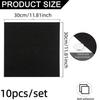 10pcs/1set 30x30cm Self-adhesive Thicken Carpet Square Peel Stick Removable Sticker Floor Mats for DIY Home Furnishing Tiles Hal