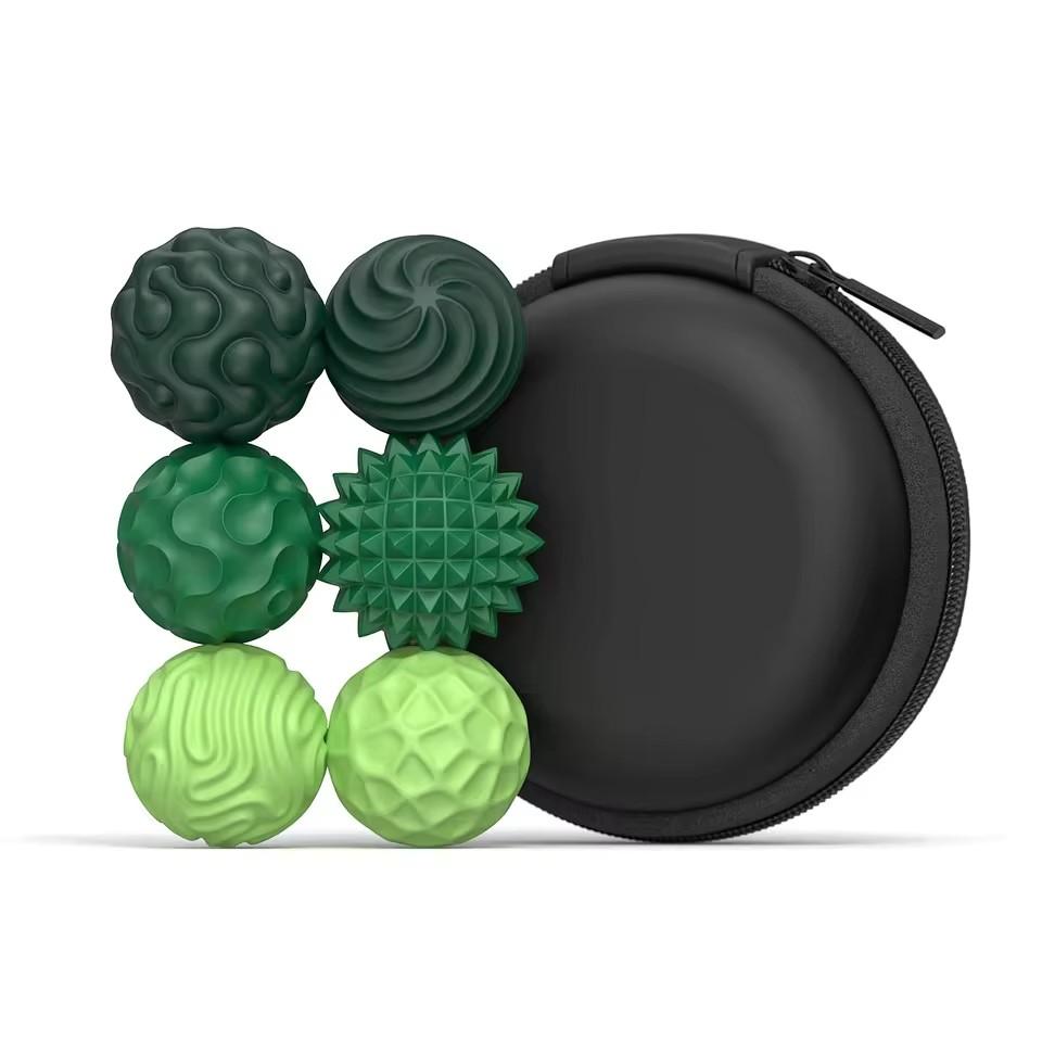 Adult Sensory Magnetic Ball Toy Silicone Stress Relief Elastic Touch Massage Puzzle Sensual Sensory Elastic Ball  Stress Relief