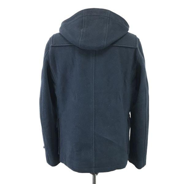 HERREN BIGI Kurzer Dufflecoat Oberbekleidung Größe 4 L-XL Marineblauer Mantel Jacke Pullover(GEBRAUCHT)