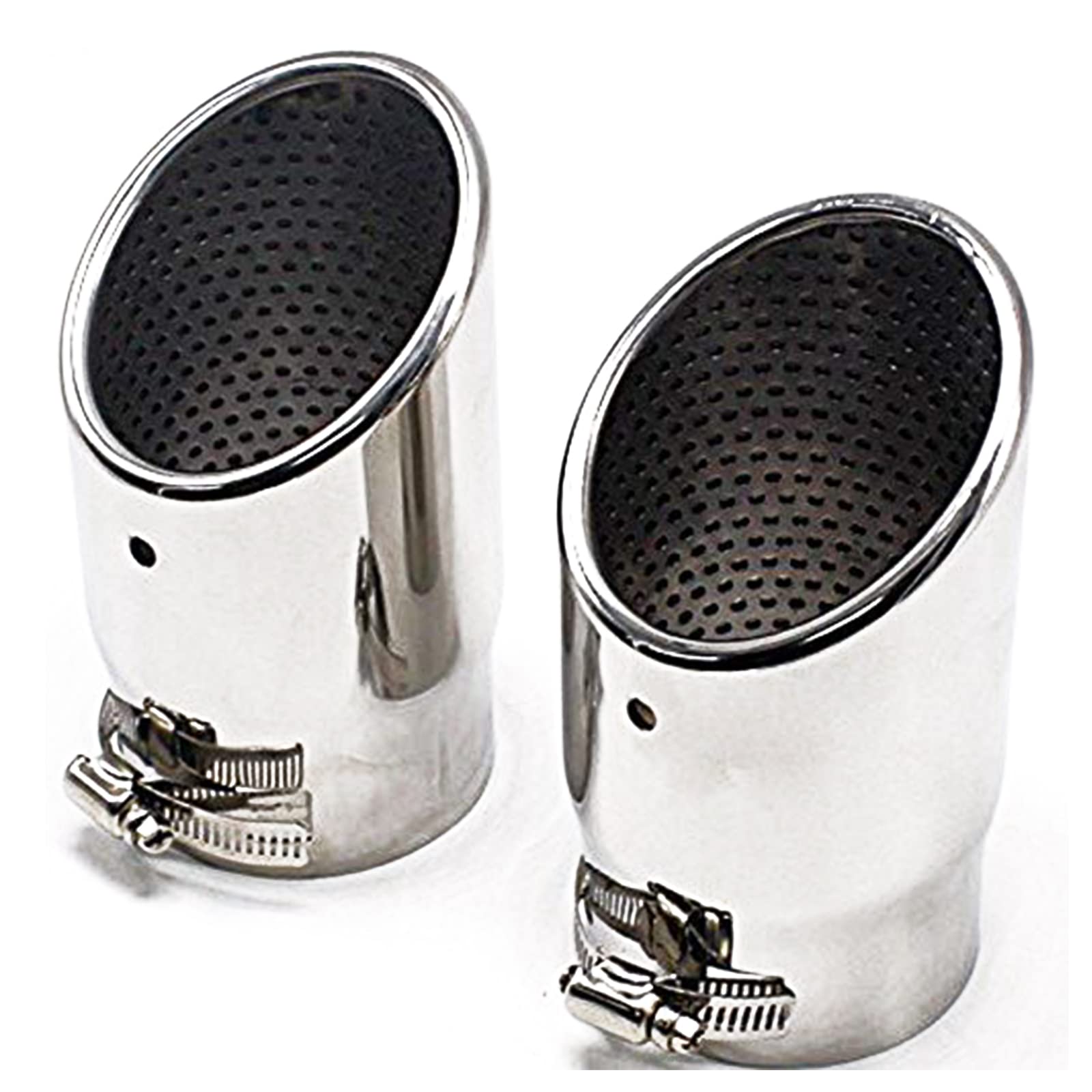 

Wellvie Mazda CX5 Muffler KE Stainless Car Set of Single Slash Custom Exhaust System CX-5 Cutter, Series/KF Series, Steel, Parts, 2, Silver, Type,