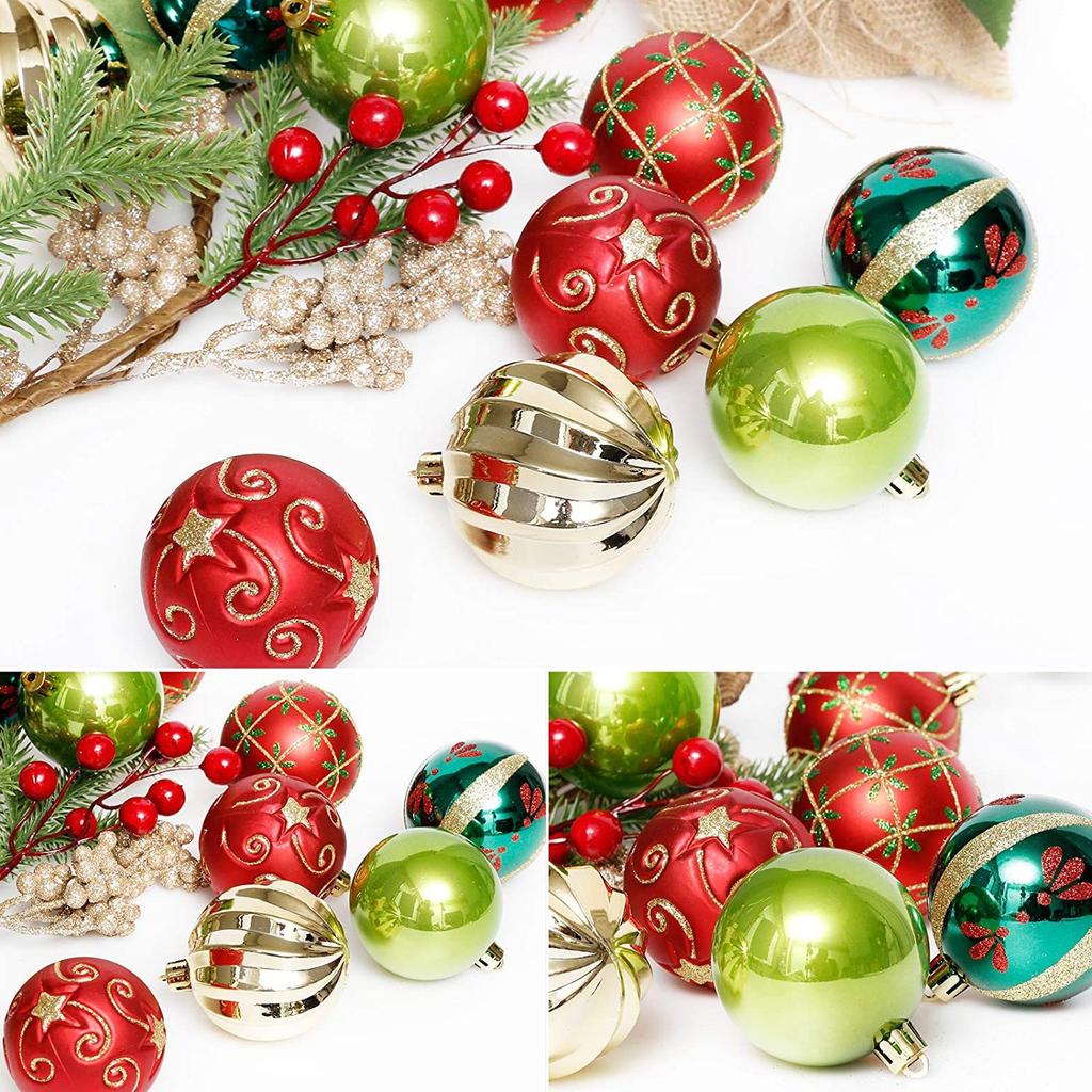 2025 Merry Christmas Balls Ornaments Xmas Tree Ball Hanging Pendant for Navidad New Year Home Party Decoration Festival Supplies