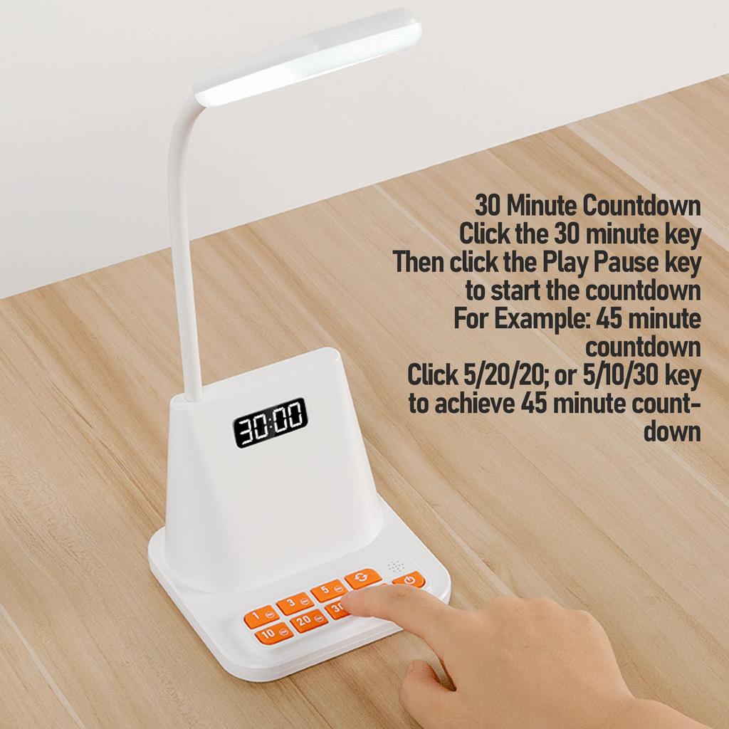 Time Management Desk Lamp Timing and Countdown Manager 3 Color Table Light for Students