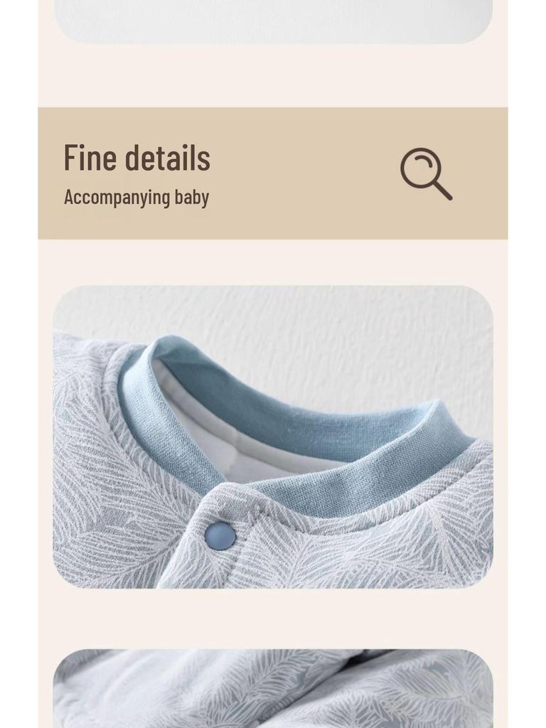 Ciepły Zimowy Bawełniany Zestaw Bielizny - Pikowana Kurtka i Spodnie dla Chłopców i Dziewcząt