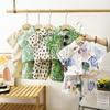 Children's Summer Suit Boys' Summer Suit Baby's Short Sleeved Shorts T-shirt Loose Shirt Trendy Children's Clothing