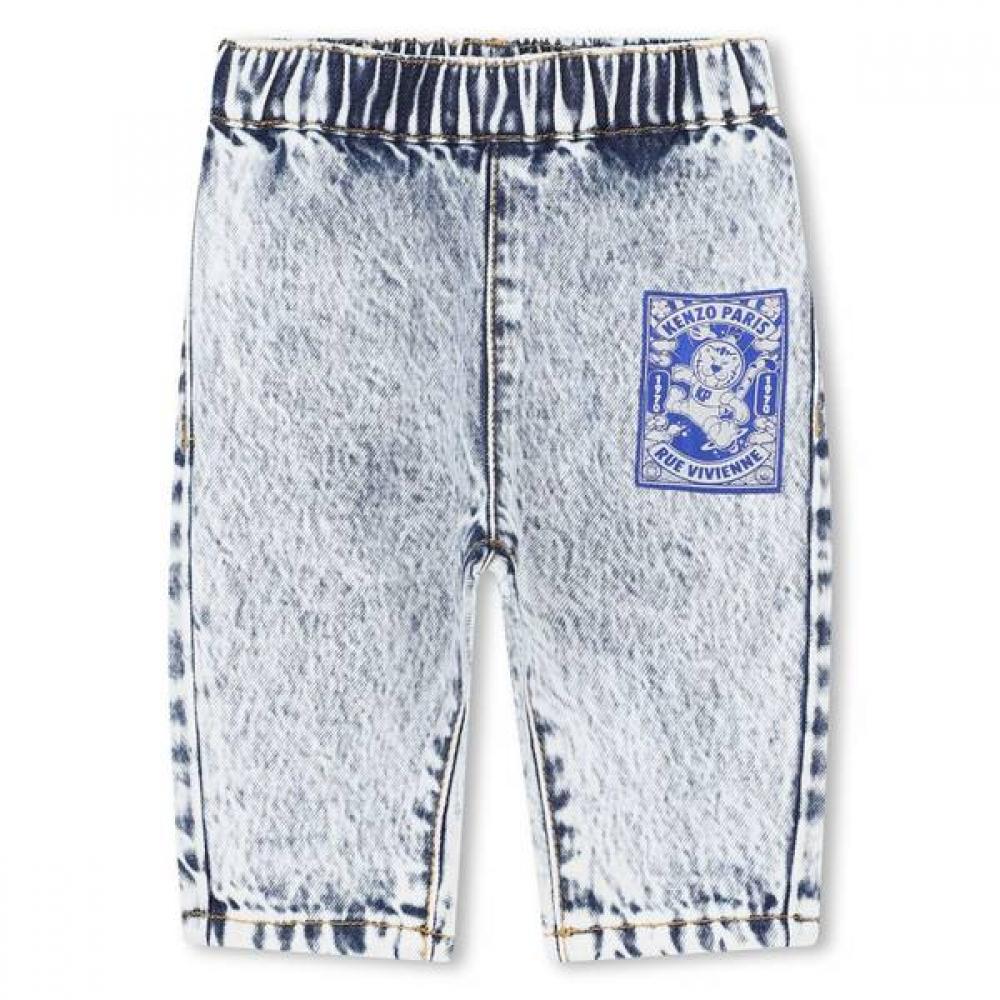 

Kenzo Kids Denim Pants Z256cdn611 Light Blue 12 months