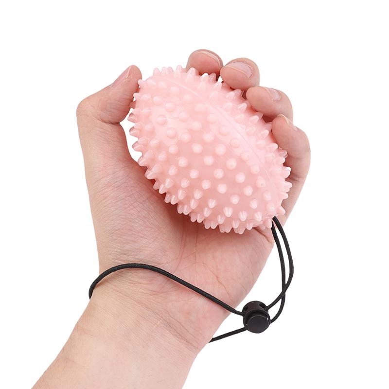 Finger Grip Ball Massage Rehabilitation Training Elderly Exercise Ball Hand Finger Strength Circle Grip Device Soft Finger Ball