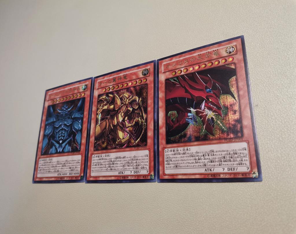 3pcs/set Diy Yu-Gi-Oh!  Self Control Collect Signature Trading Flash Card Anime Cartoon Gift