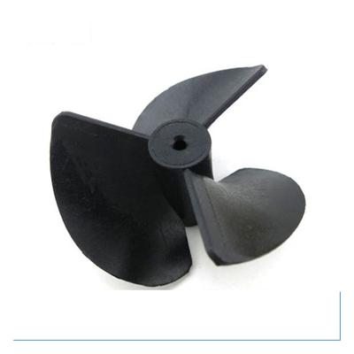 Professionelle 3-Blatt-Propeller mit 2mm Wellenbohrung Langlebiges Nylon-Paddel für Boot Fächerförmiges Kunststoffpaddel