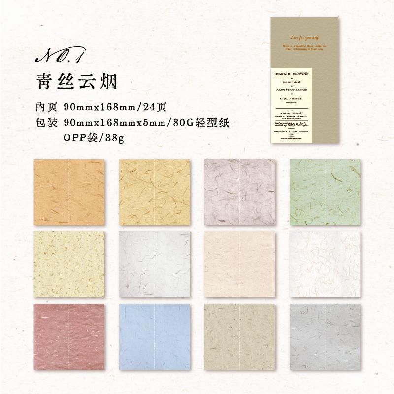 24 Sheets Vintage Material Paper Book Junk Journal Decor DIY Supplies Scrapbooking Art Collage Aesthetics Stationery Craft Paper