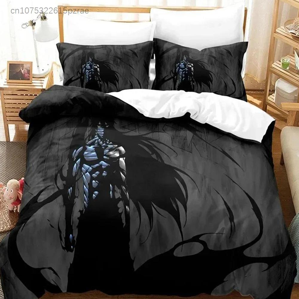 Top Anime Bleach Kurosaki Ichigo Bedding Set Boys Girls Twin Queen Size Duvet Cover Pillowcase Bed For Kids Adult Customizable