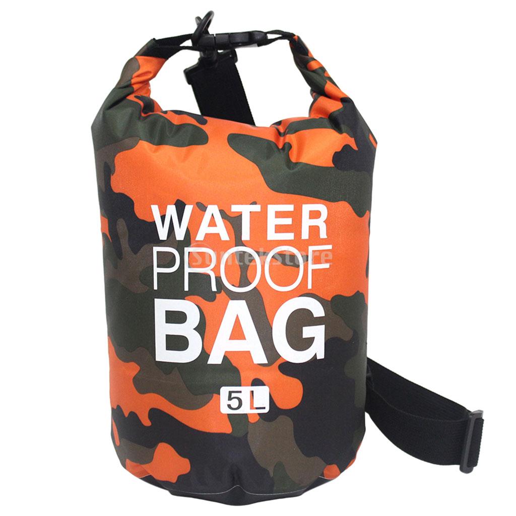 2L/5L/10L Waterproof Dry Bag Pack Sack Swimming Rafting Kayaking River Trekking Floating Sailing Canoing Boating Water Bag