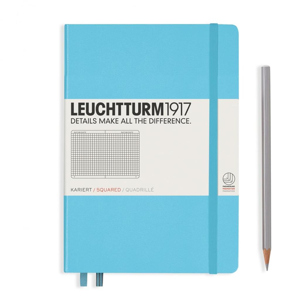 Leuchtturm A5 Notebook with Ice 357481 Grid, Blue,